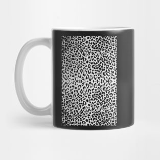 White Cheetah Print Mug